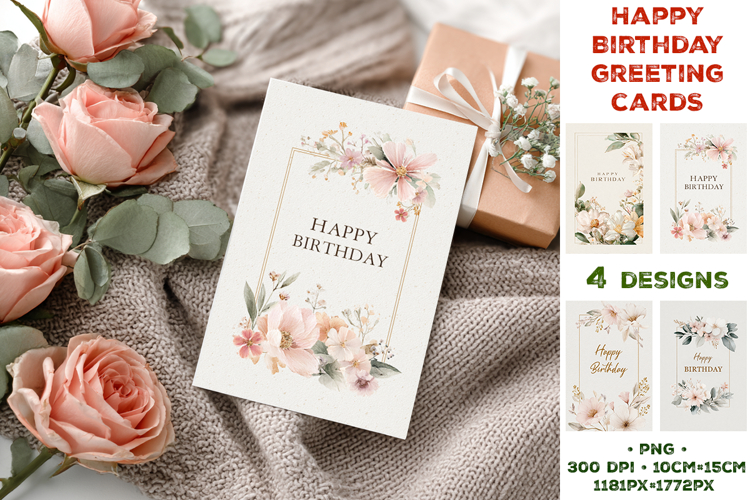 Birthday Card SVGs Image 6