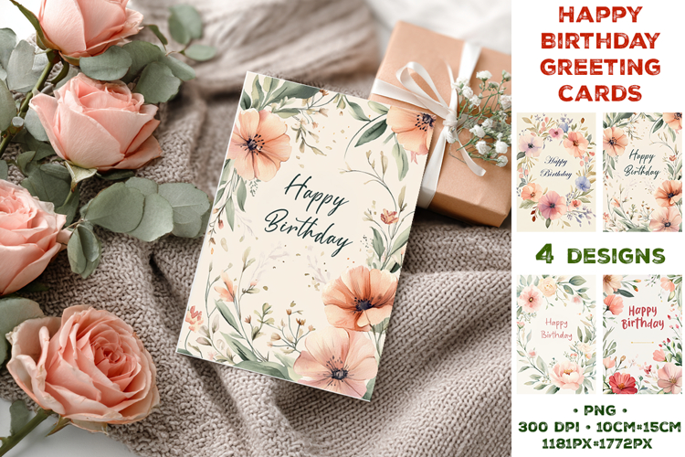 Birthday Card SVGs Image 5