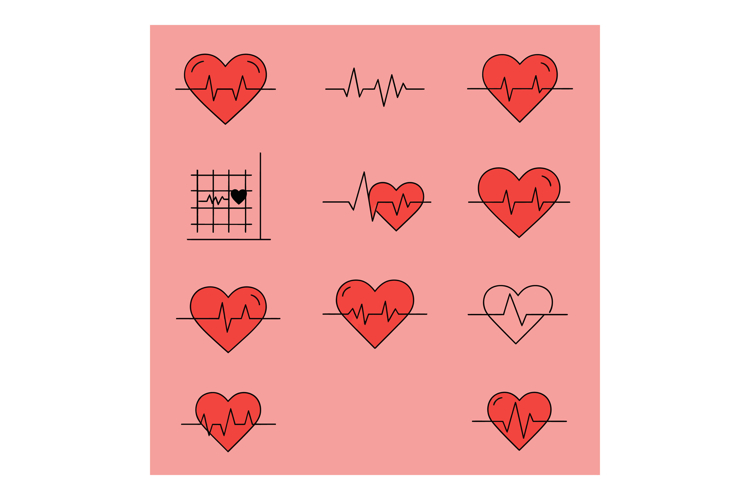 Heartbeat Clipart Image 15