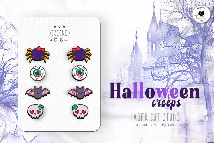 Kawaii Halloween Stud Earrings Vol.2