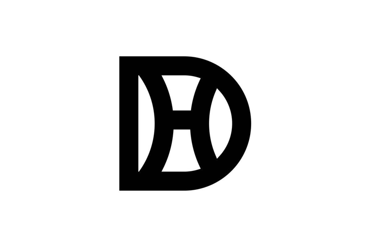 HD DH logo design