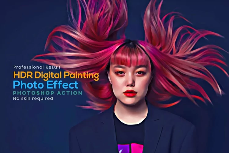 HDR Digital Painting Photo Effect