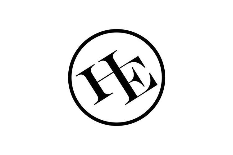 HE logo design