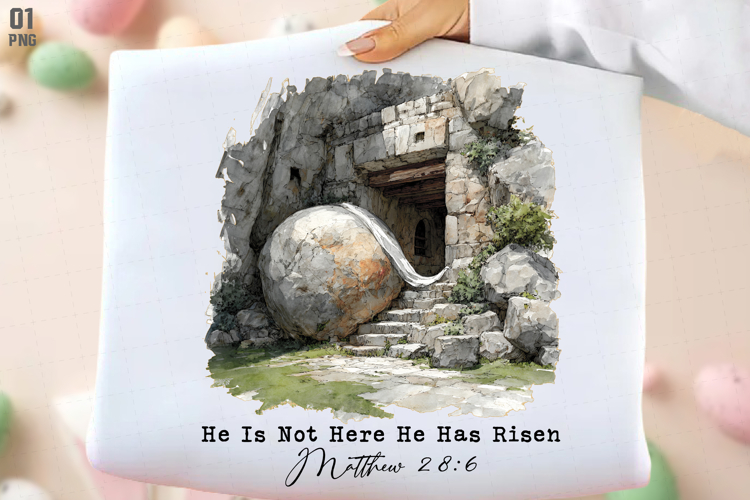 He Is Not Here He Has Risen png, Matthew 286, Easter png