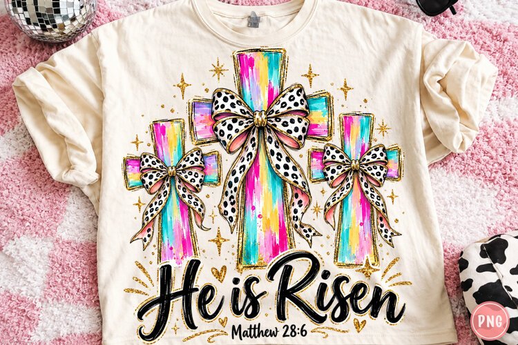 He is risen Png, Christian Easter Png, Easter Png example image 1