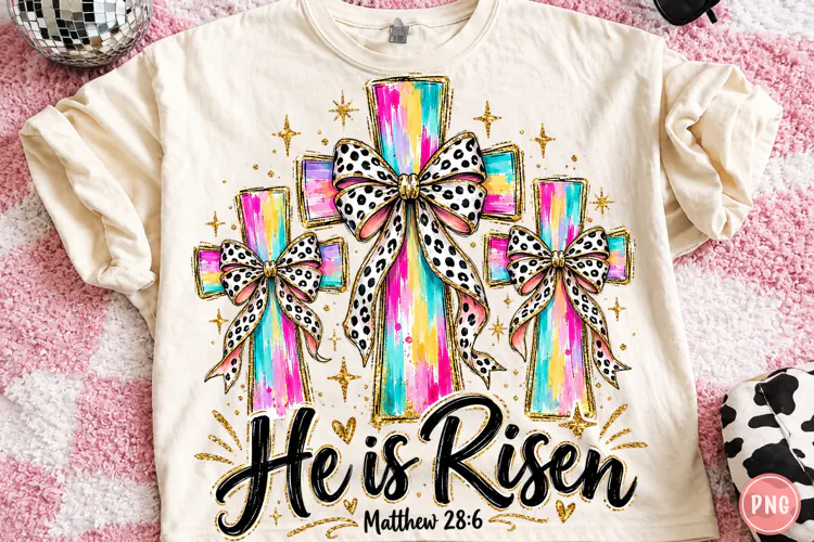 He is risen Png, Christian Easter Png, Easter Png