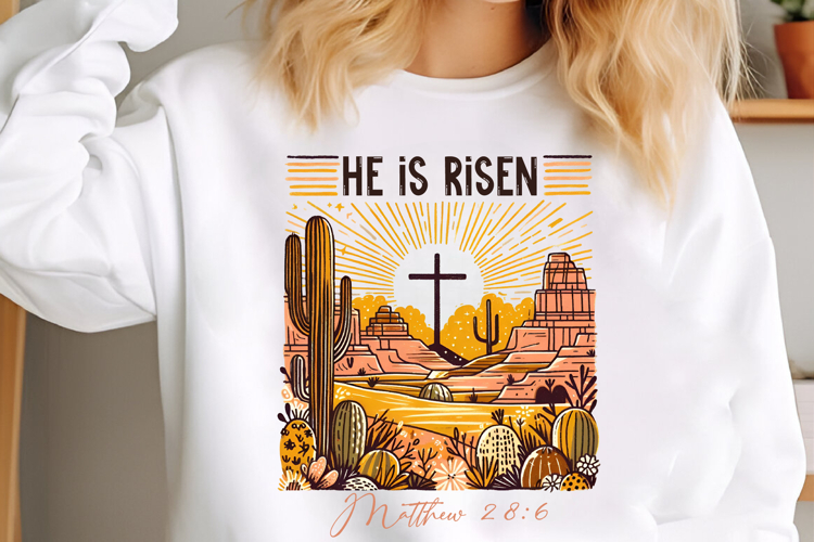 He is Risen PNG,Easter Sublimation
