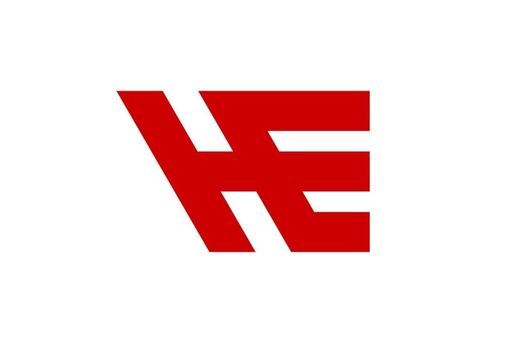 HE logo design
