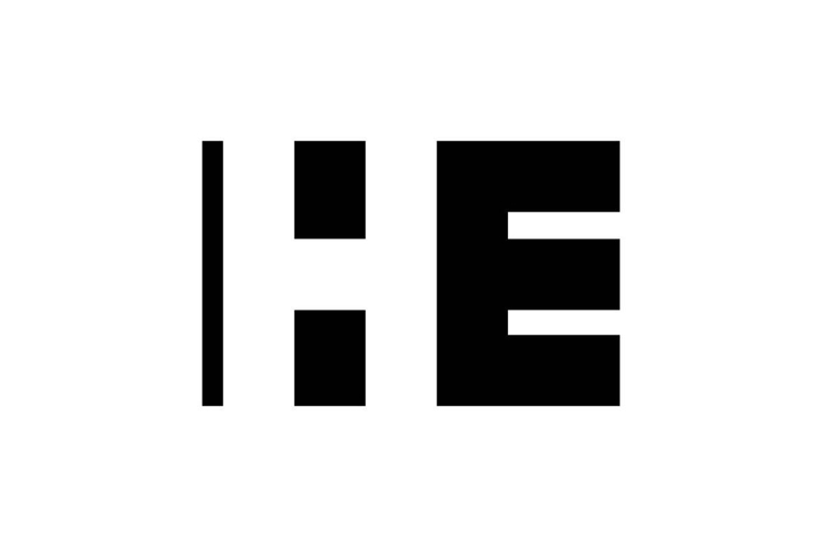 HE logo design