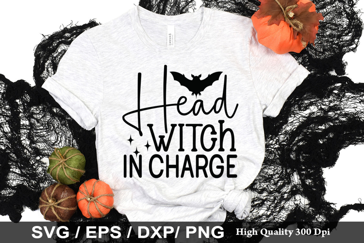 Head witch in charge SVG - Halloween Design