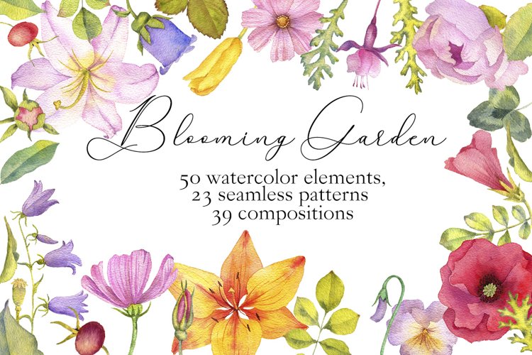 Flower Garden Clipart Image 22