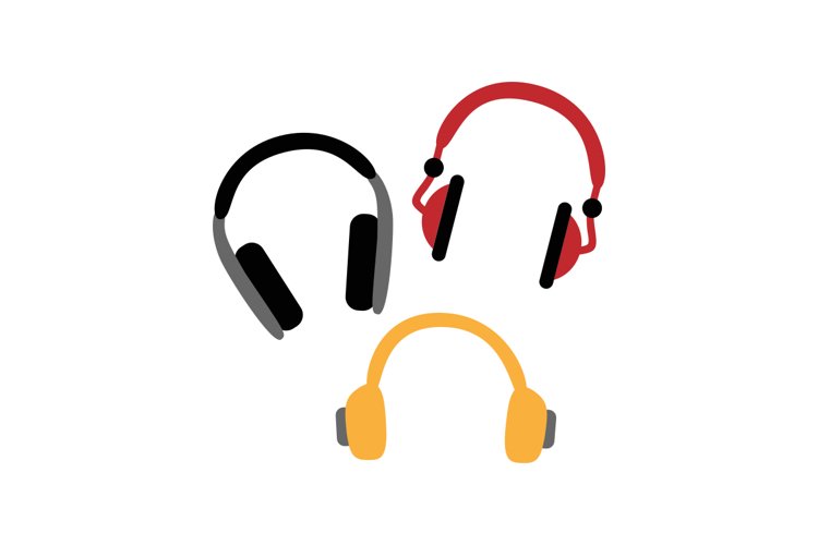 Headphones Vector Image 13