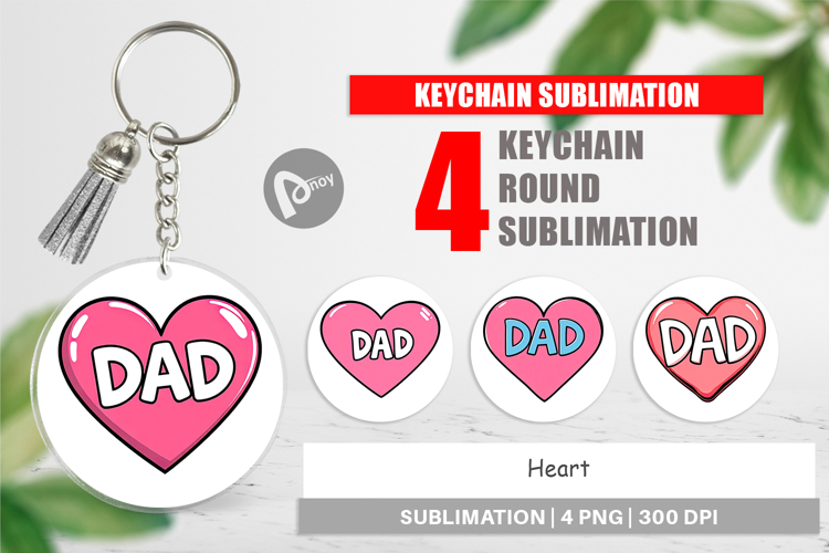 Keychain Heart