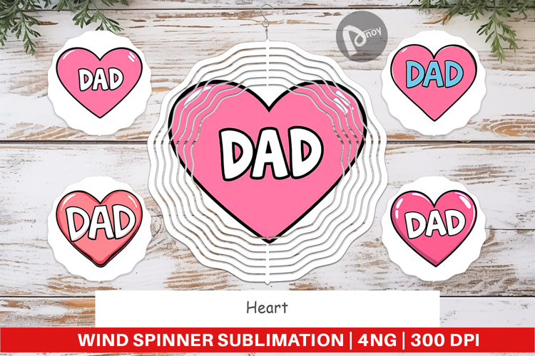 Wind Spinner Heart