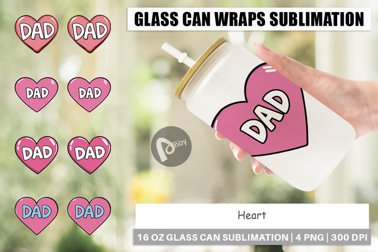 Glass Can Heart