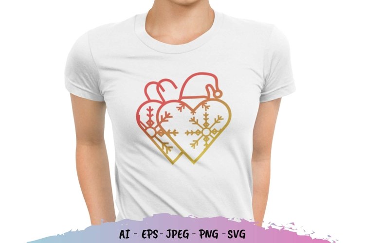Christmas Heart Svg Image 19