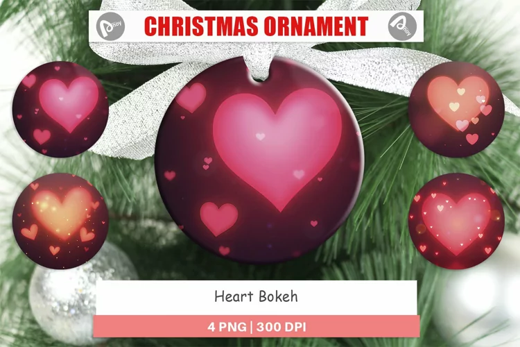 Ornament Heart Bokeh
