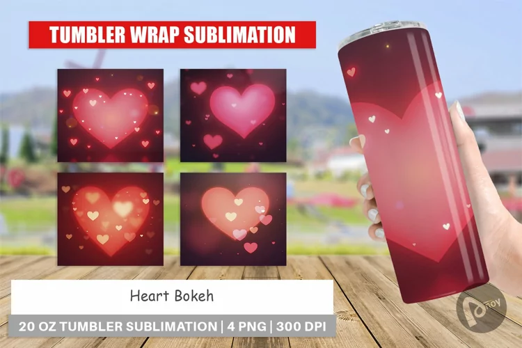 Tumbler Heart Bokeh