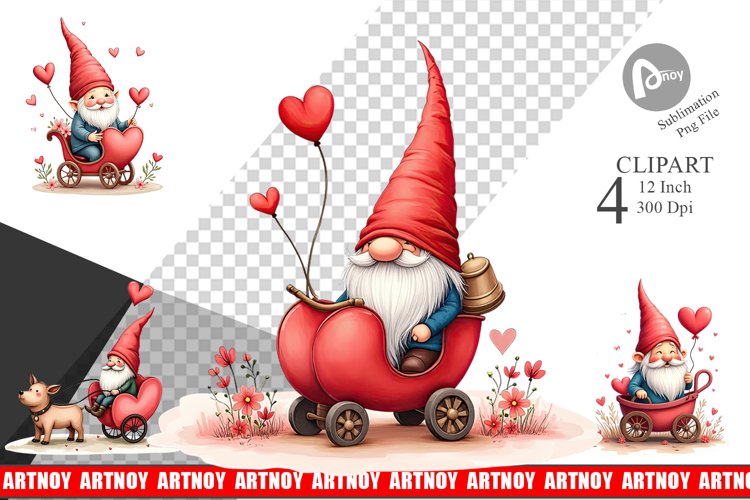 Valentine Gnome Png Image 24