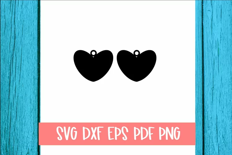 Heart Earring SVG