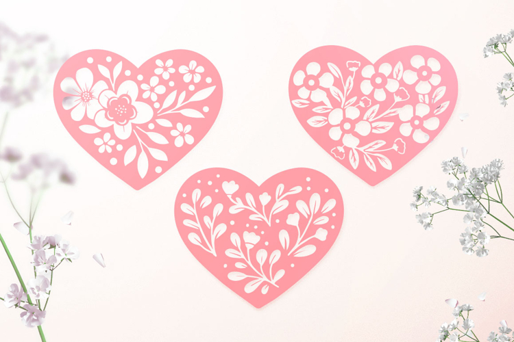 Floral Heart SVG Image 7