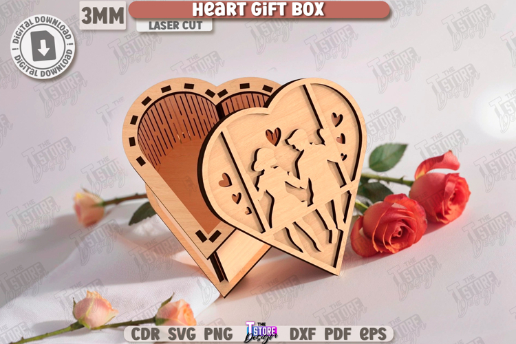 Heart Box Svg Image 13