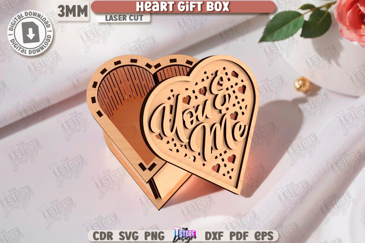 Heart Box Svg Image 8