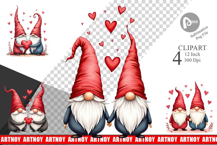 Valentine Gnome Png Image 13