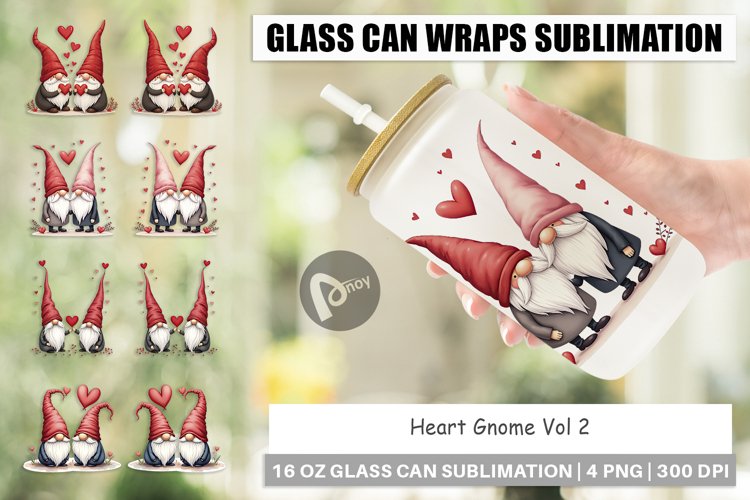 Valentine Gnome Clipart Image 6