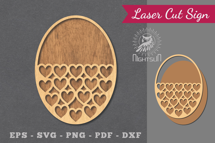 Heart Laser Cut Sign