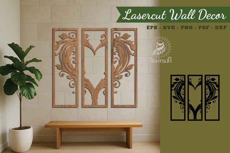Heart Lasercut Wall Decor