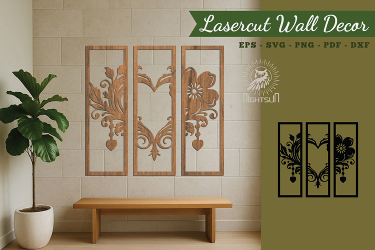 Heart Lasercut Wall Decor