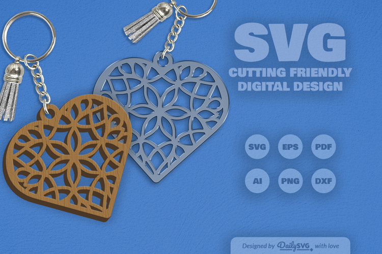 Acrylic Keychain SVG Image 7
