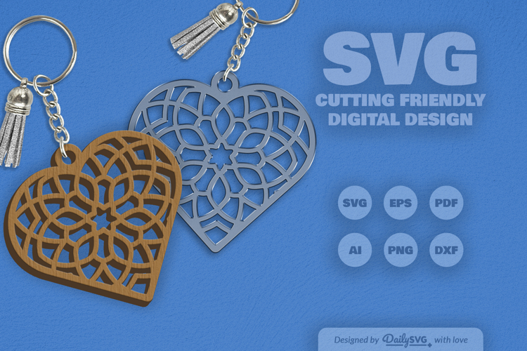Acrylic Keychain SVG Image 6