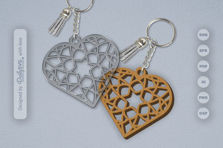 Acrylic Keychain SVG Image 4