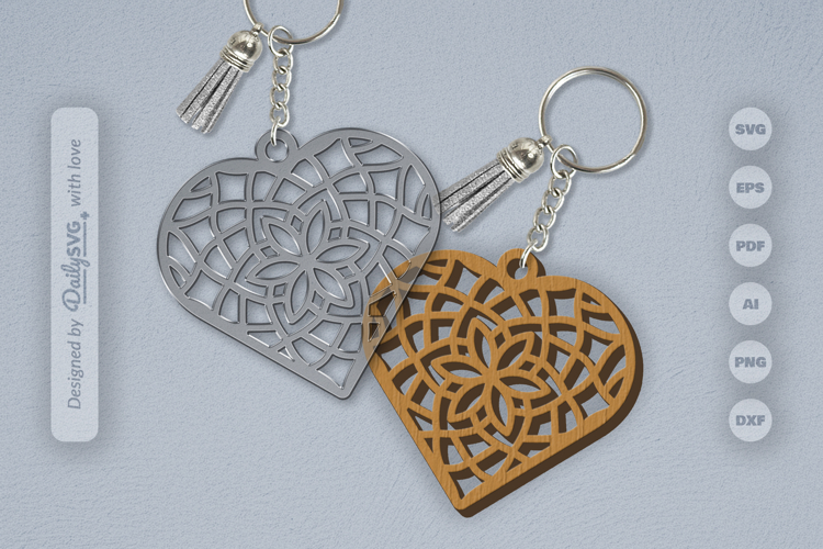 Acrylic Keychain SVG Image 3