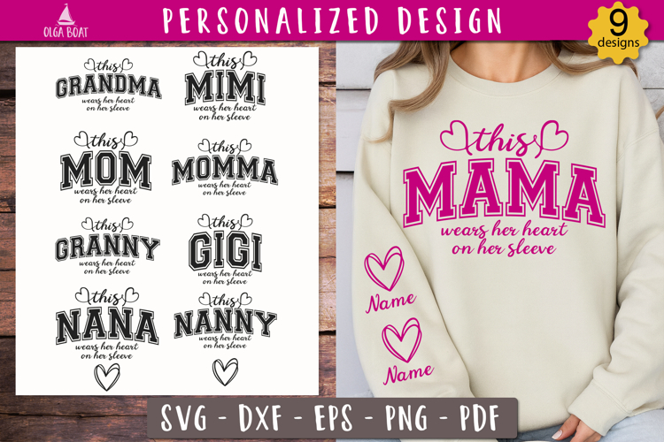 Mothers Day Clipart Black and White Image 3