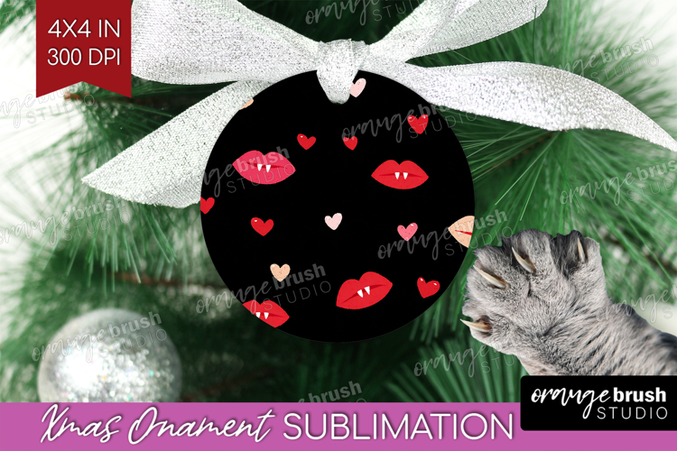 Hearts Ornament PNG - Valentines Day PNG Sublimation