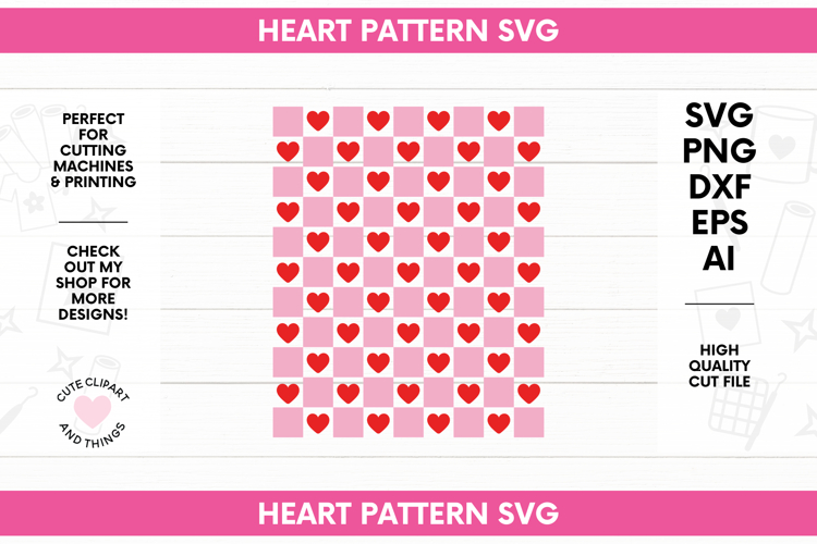 Valentines SVG | Heart Pattern SVG