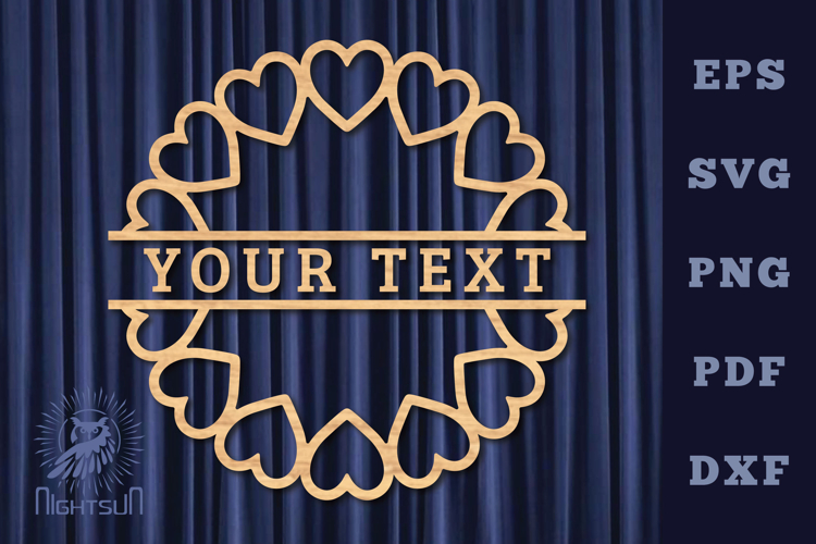 Round Monogram Svg Image 8