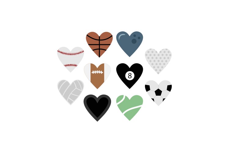 Decorative Hearts - Sports