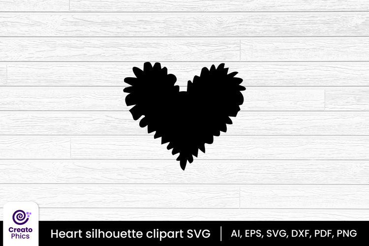 heart svg-heart clipart-heart silhouette-heart sublimation-sticker-heart svg
