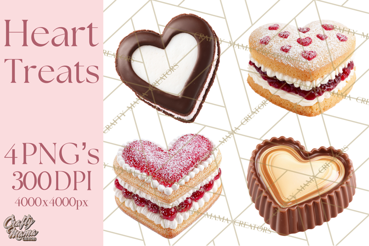 3D Sweetheart Treats PNG Clipart Graphics and Clip Art