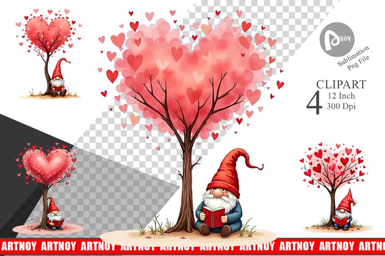Valentine Gnome Png Image 11
