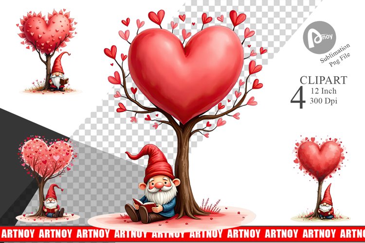 Valentine Gnome Png Image 21