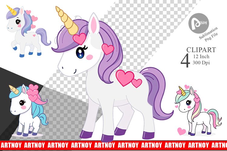 Unicorn Clipart Image 19