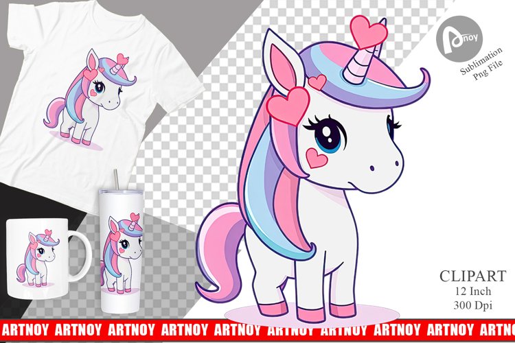 Unicorn Clipart Image 15