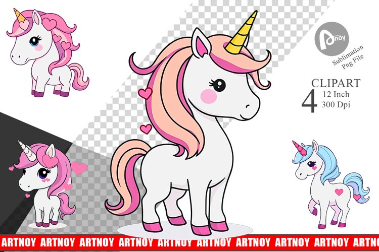 Unicorn Clipart Image 18