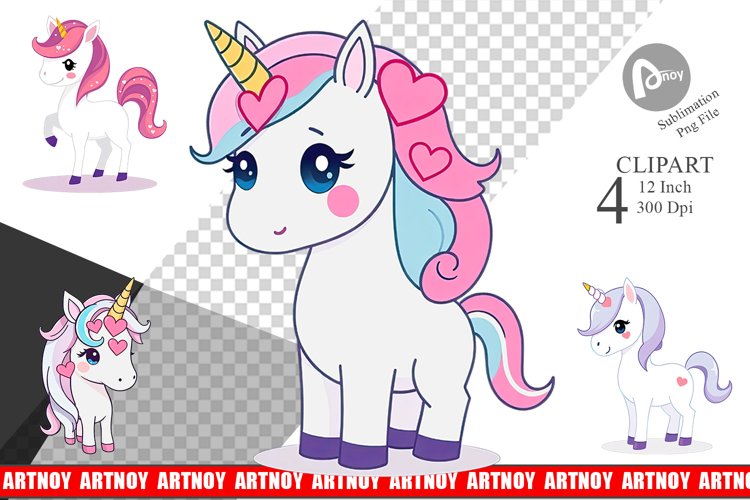 Unicorn Clipart Image 17