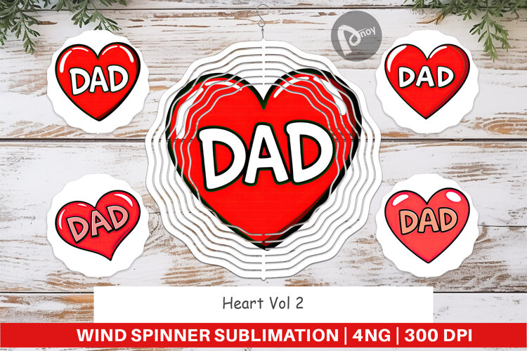 Wind Spinner Heart example image 1